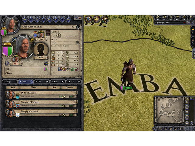 Crusader Kings II: Mongol Faces (DLC) [Online Game Code]