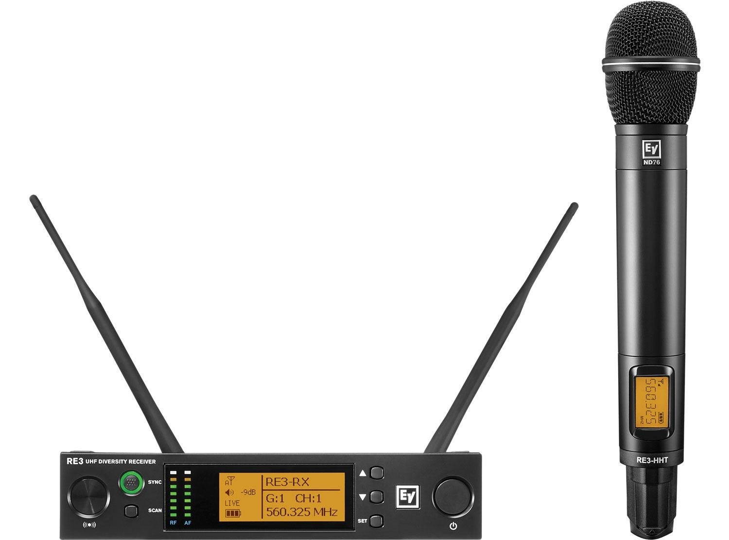 Electro-Voice RE3 Handheld Wireless System (Band 6M, 653-663MHz)