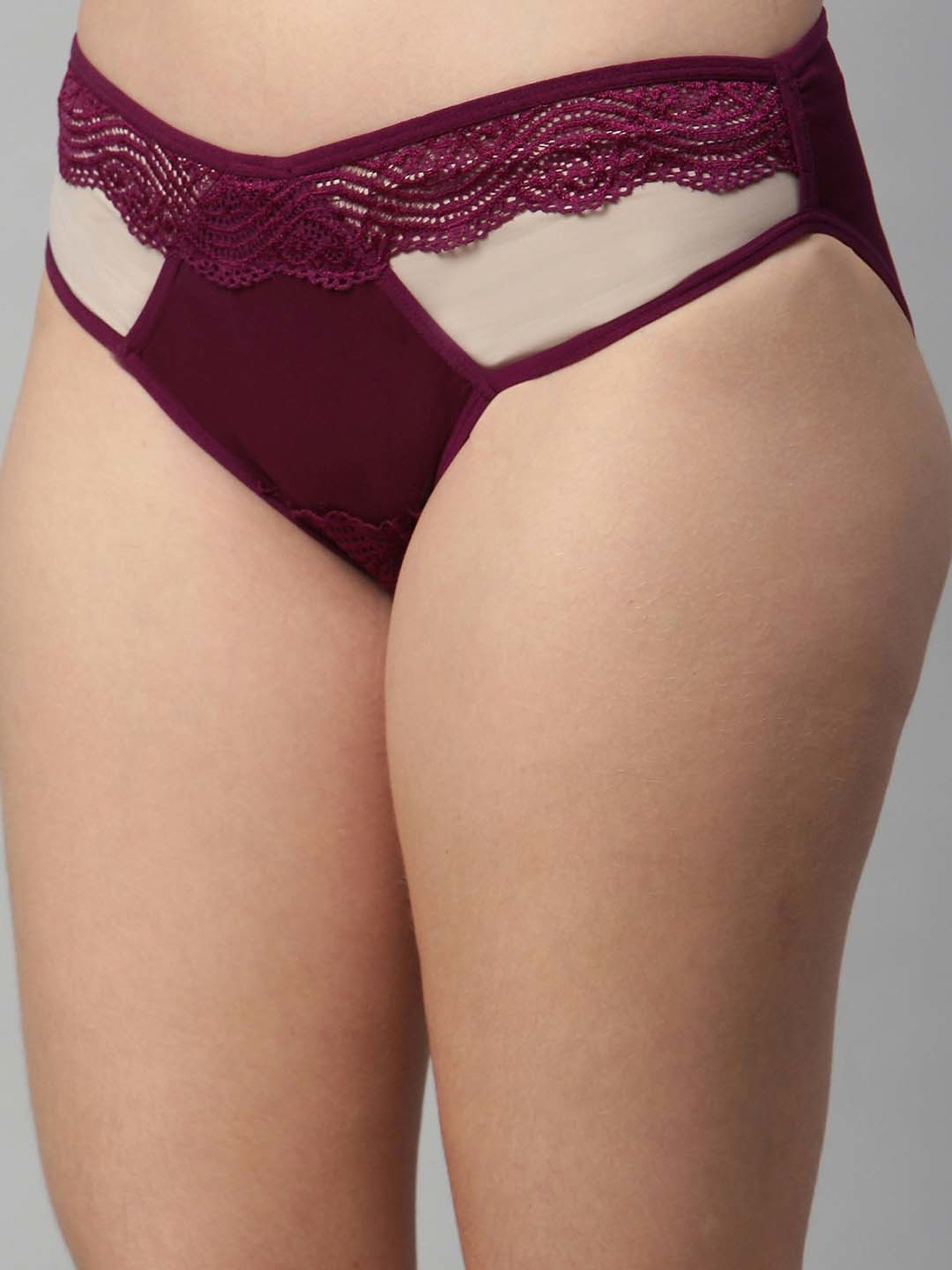 Cukoo Purple Lace Bikini Panty