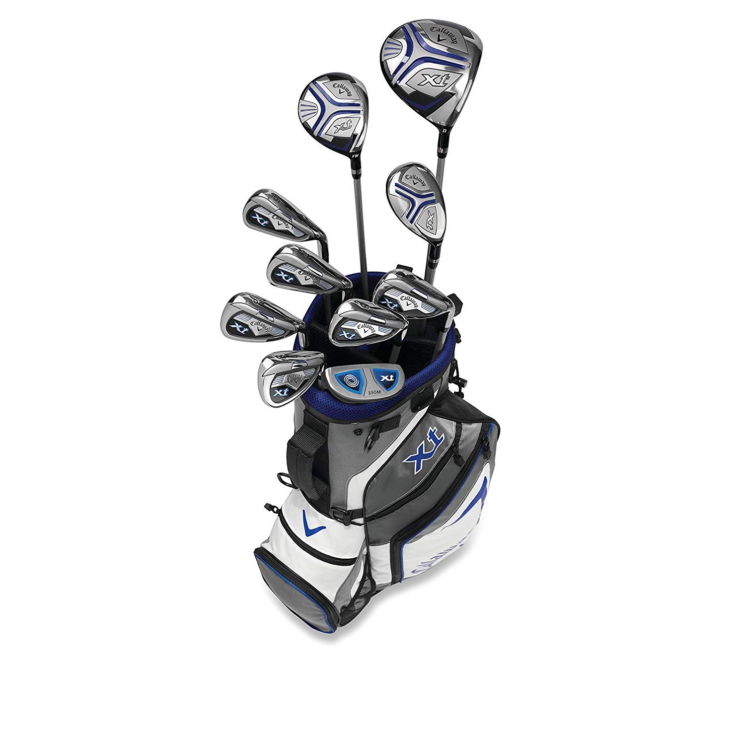 Wilson Profile XLS Womens LH Flex Graphite Golf Club Set w/ Bag & Rangefinder