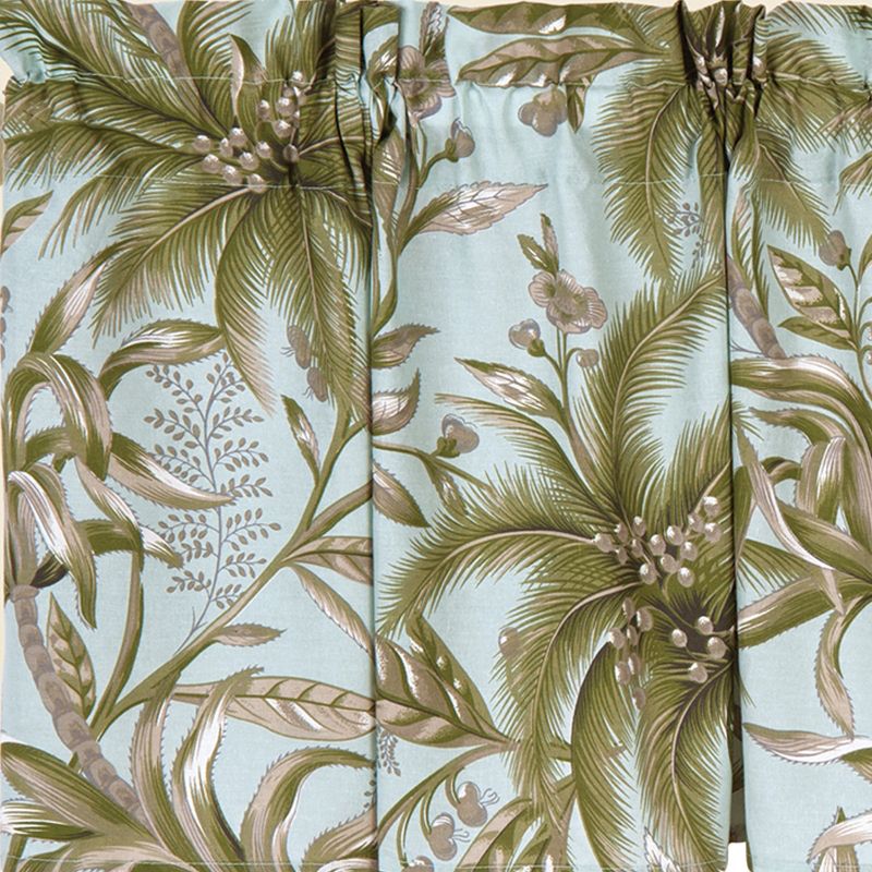 C&F Home Colonial Williamsburg Barbados Sea Cotton Valance Window Treatment