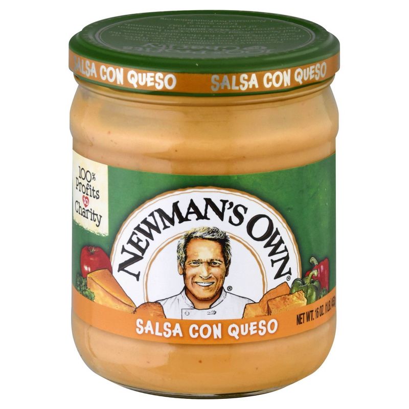 Newman's Own Medium Salsa Con Queso 16oz