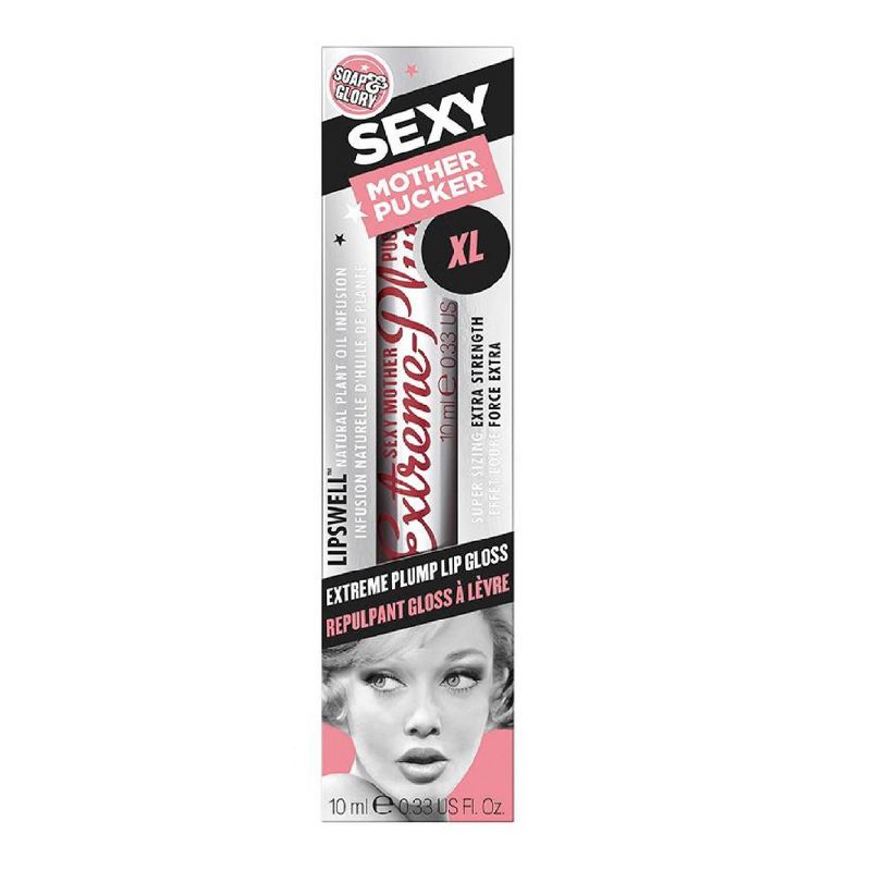 Soap & Glory Sexy Mother Pucker Lip Gloss XL Extreme Plump - 0.33oz