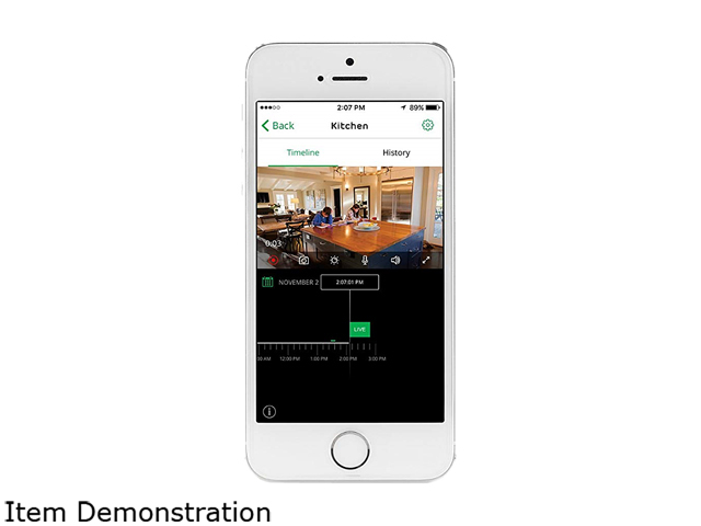 Arlo Q - 1080p HD Wi-Fi Security Camera with 2 Way Audio with Free Arlo Basic 7-Day Cloud Storage Recording - VMC3040-100NAS