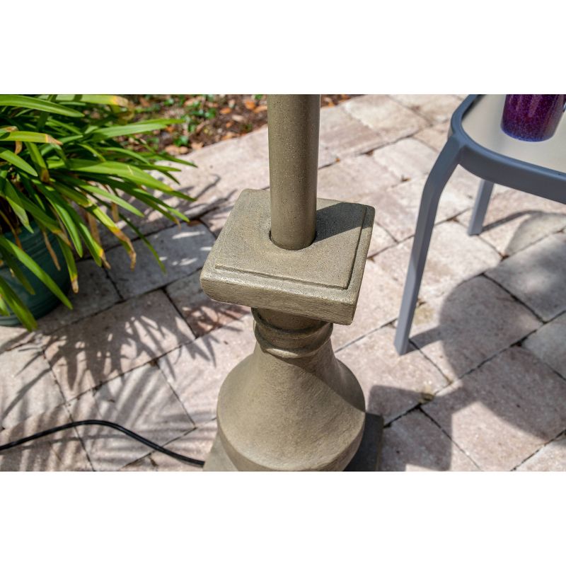 1 Light Outdoor Post Mount Black - Aurora Lighting