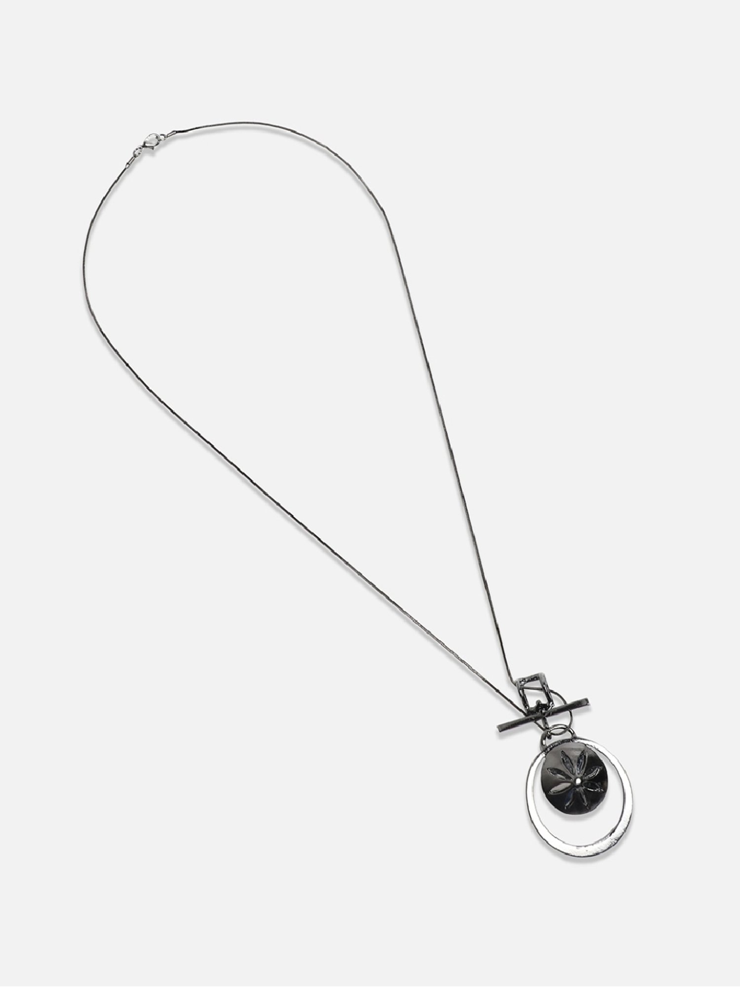 Sohi women's enigma elegance pendant chrome silver