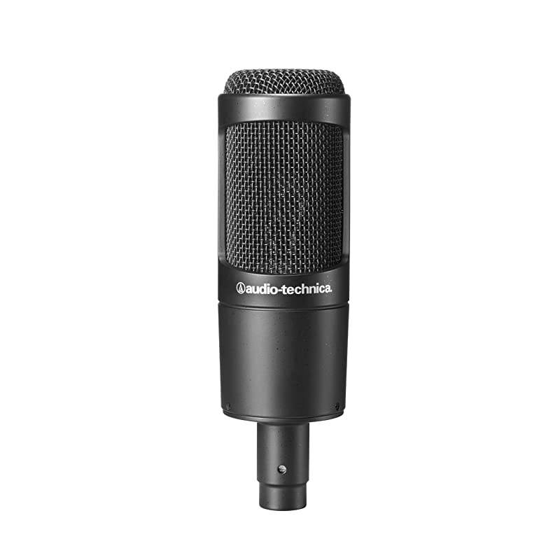 AT2035 Cardioid Condenser Microphone, Perfect for Studio, Podcasting & Streaming, XLR Output, Includes Custom Shock Mount