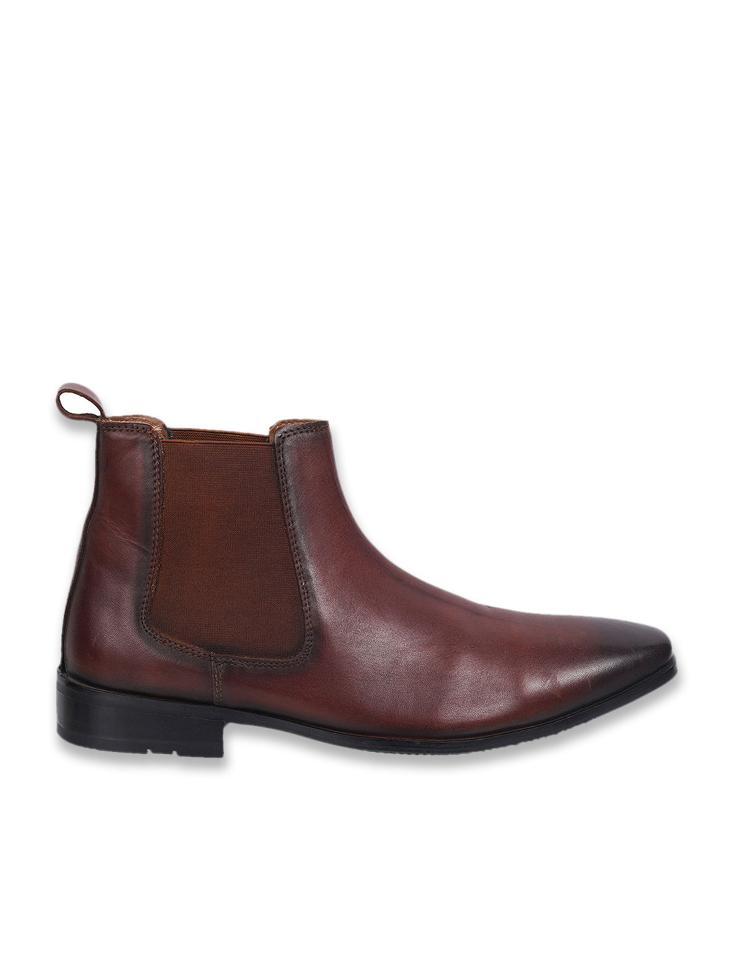 Da Vinchi by Metro Men's Brown Chelsea Boots