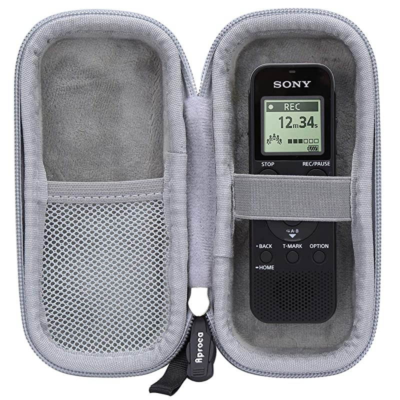 Hard Storage Travel Case for Sony ICD-PX470 Digital Voice Recorder/Microsoft LifeCam HD-3000/BAFX Products - Decibel Meter/Sound Pressure Level Reader