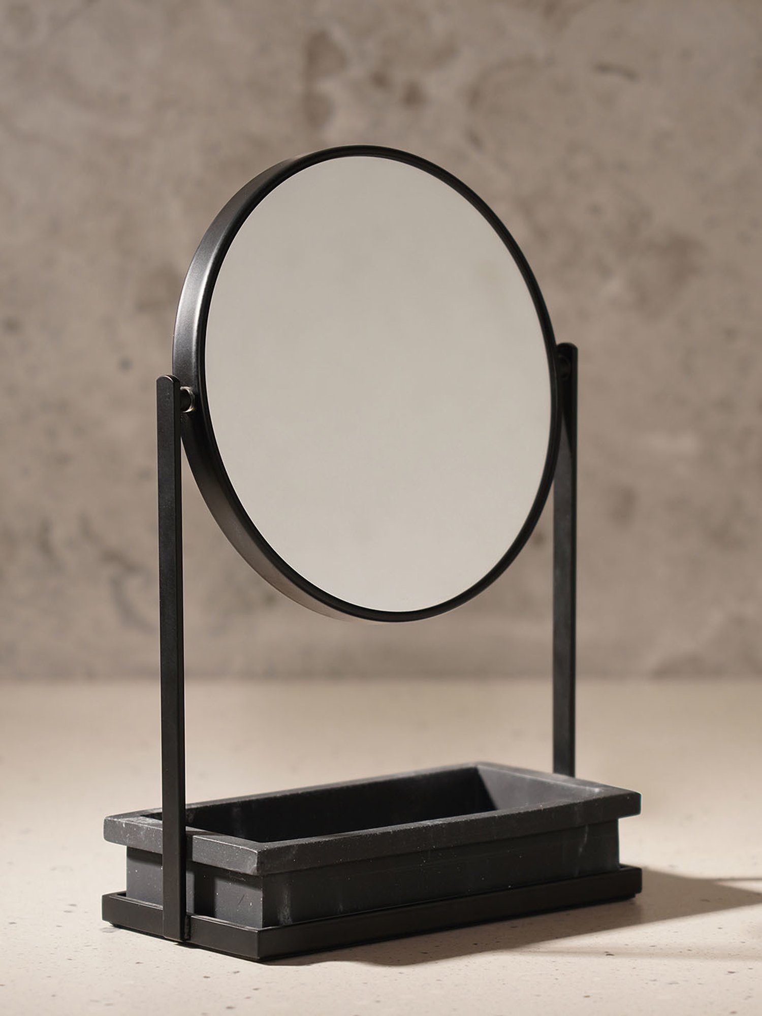 Pure Home and Living Black Metal Mirrors