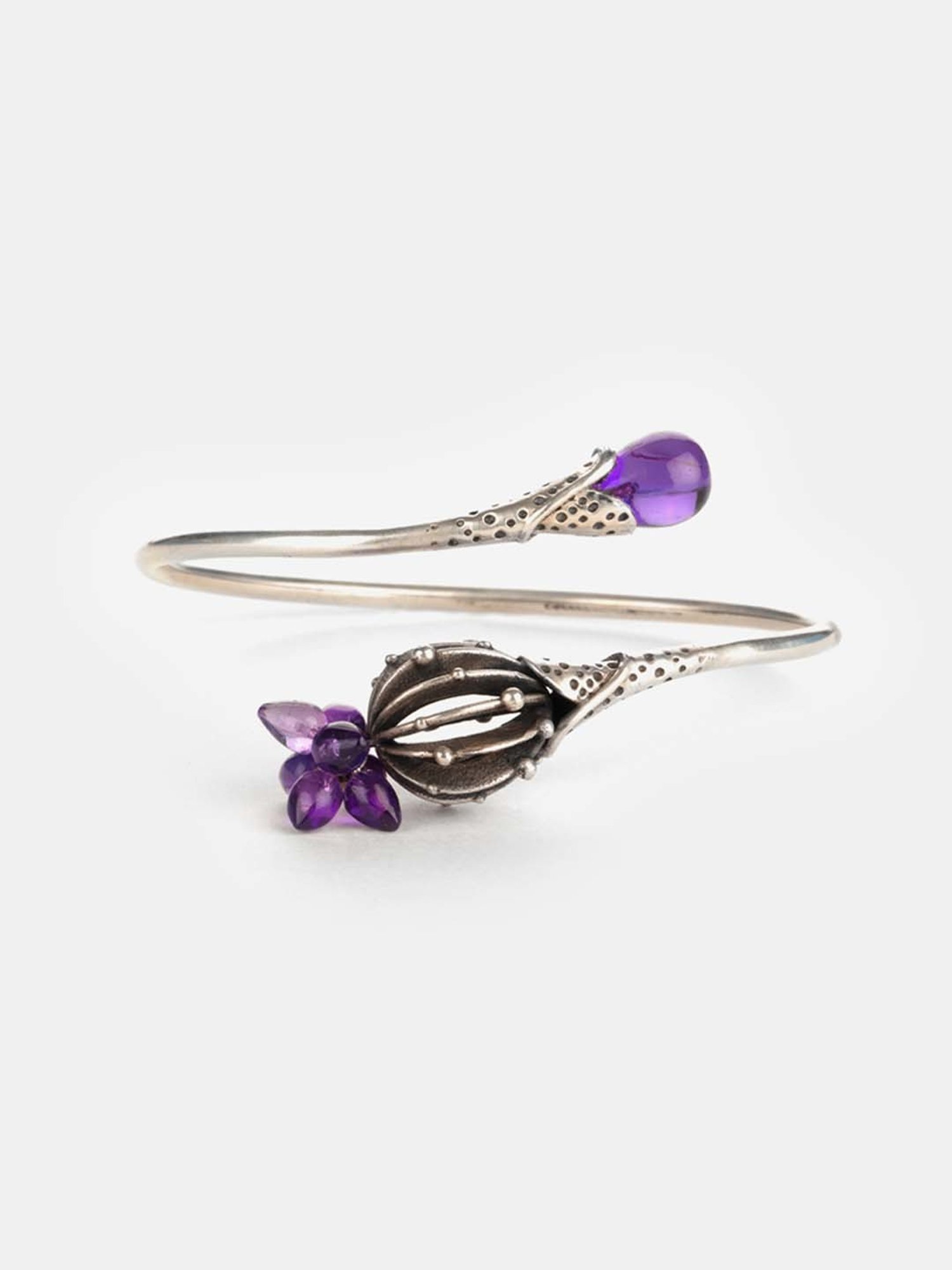 Shaya 92.5 Sterling Silver Latispinus Bloom Bracelet for Women