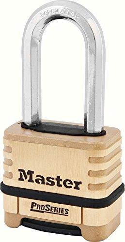 MASTER LOCK 1175DLH Combination Padlock,Bottom,Black/Silver