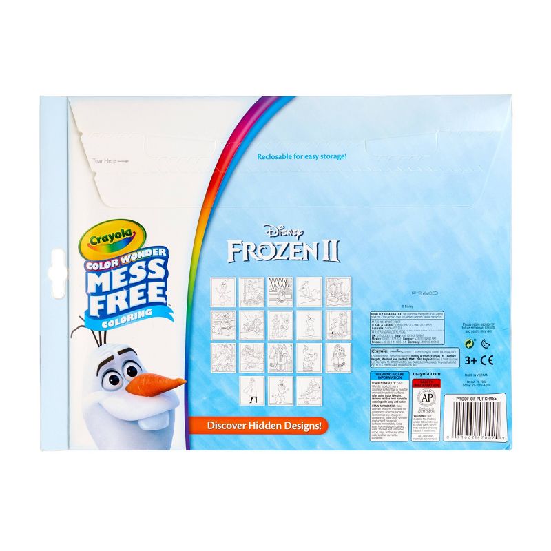 Crayola Color Wonder Frozen 2 Coloring Pages Set