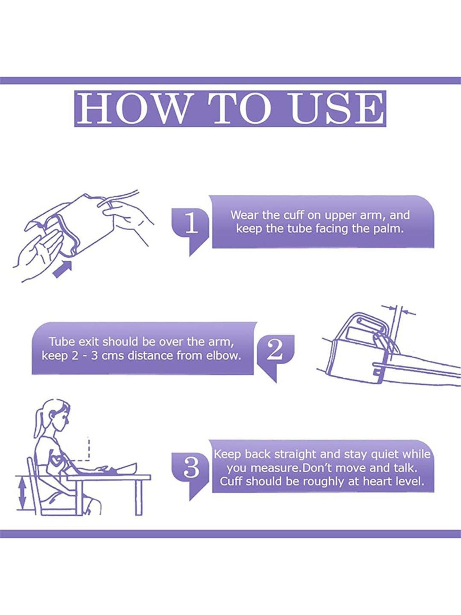 Ozocheck Atom BP Apparatus Digital Automatic Blood Pressure Monitor (White)