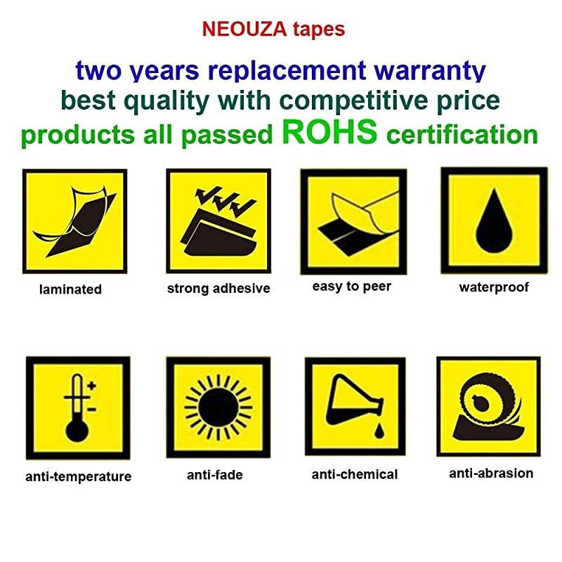 Great Quality Compatible for Brother PTouch Laminated Tze Tz Label Tape Cartridge 12mmx8m TZe531 Black on Blue