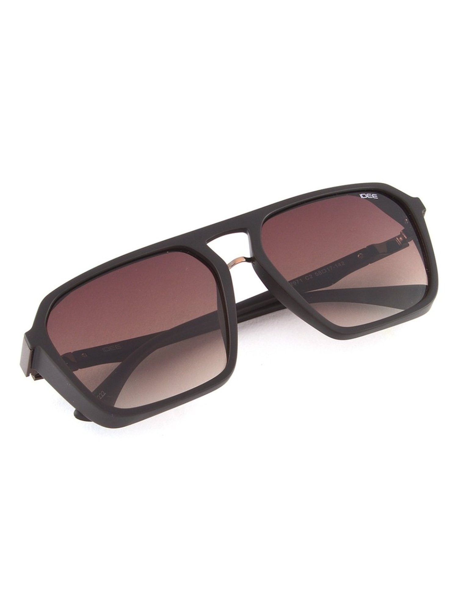 IDEE Brown Square UV Protection Sunglasses for Men