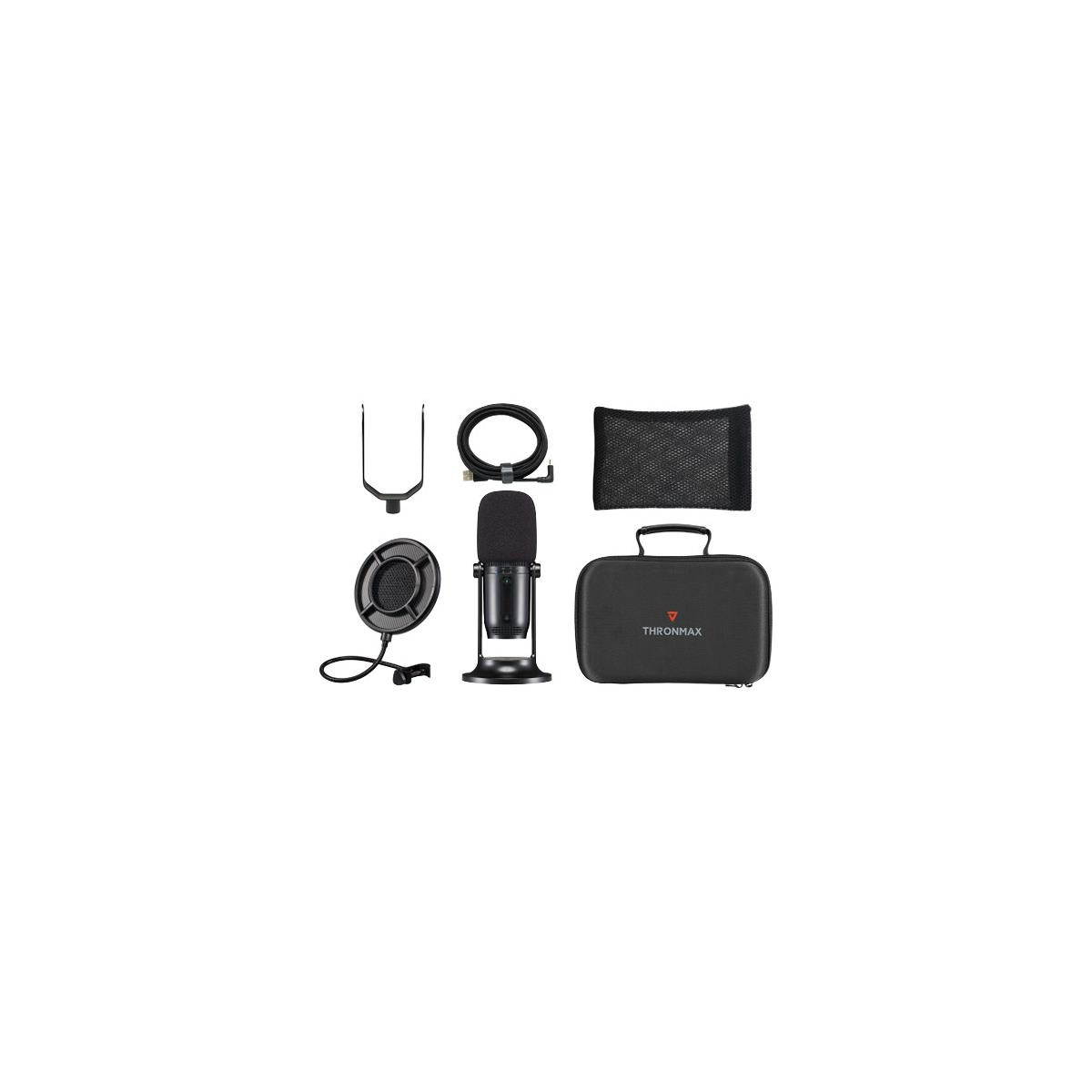 Thronmax MDrill One Pro Microphone Studio Kit, Jet Black #M2PB KIT