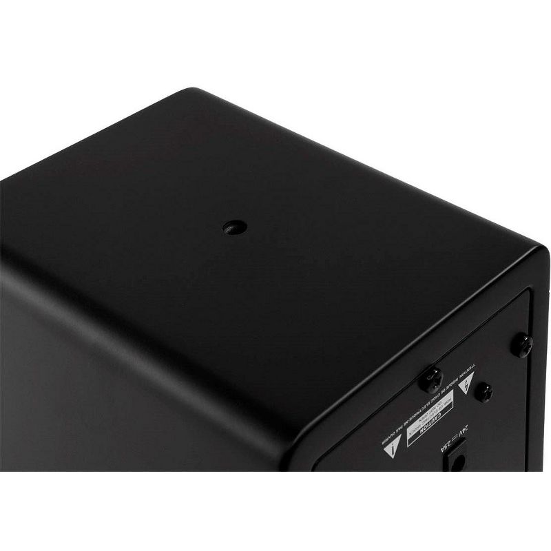 Monolith MM-3 Powered Multimedia Speakers - Black (Pair) With AptX Bluetooth, Fron Headphone Jack, Digital Calss D