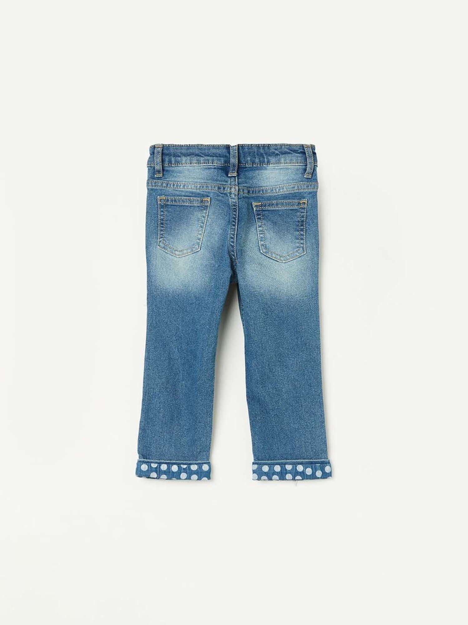 Juniors by Lifestyle Blue Cotton Printed Jeans