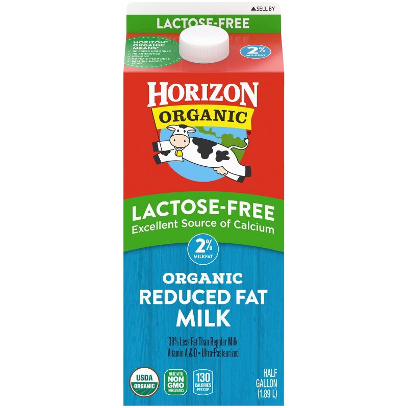 Horizon Organic Lactose-Free 2% Milk - 0.5gal