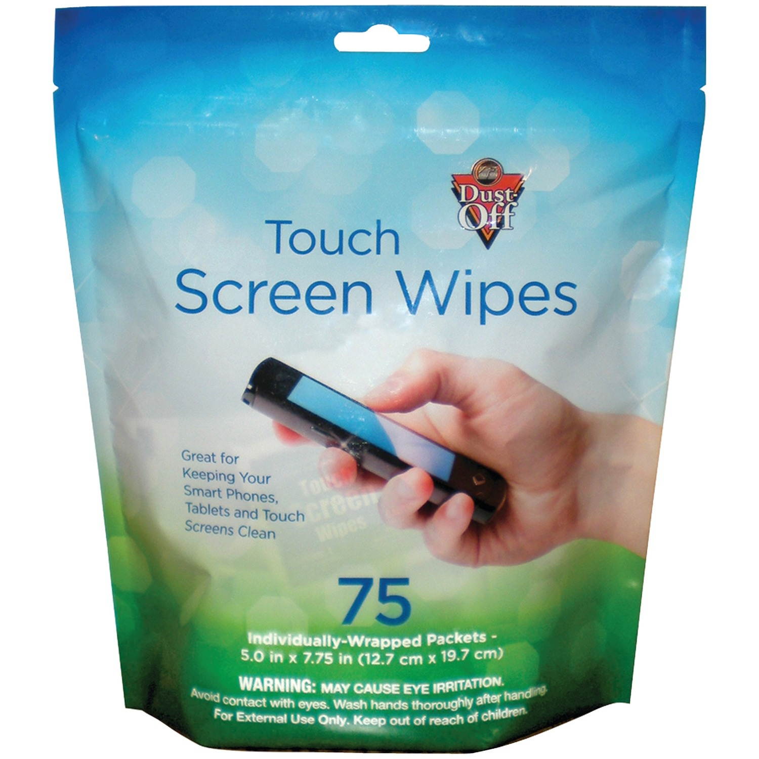 Dust-Off(R) DTSW75 Touchscreen Wipes (75-ct)