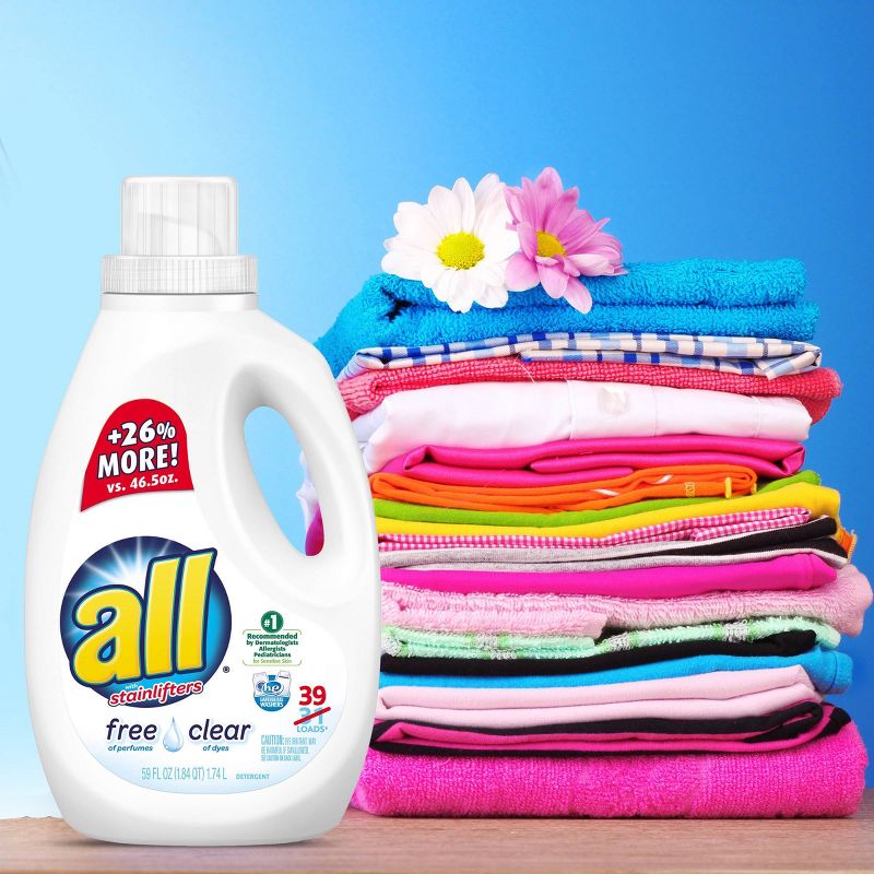 All Free Clear Liquid Laundry Detergent - 59 fl oz
