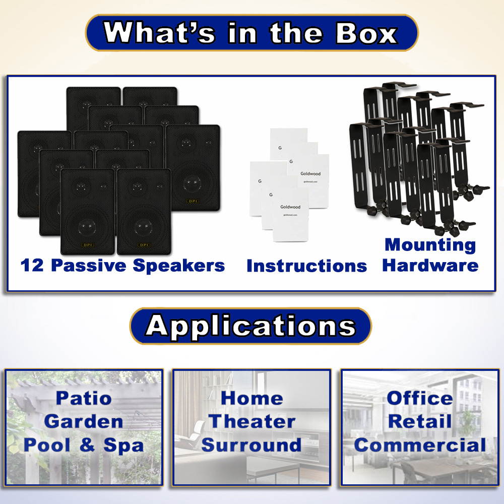BIC America DV-32CLR 3.5" 2-Way Center Channel Speaker Single