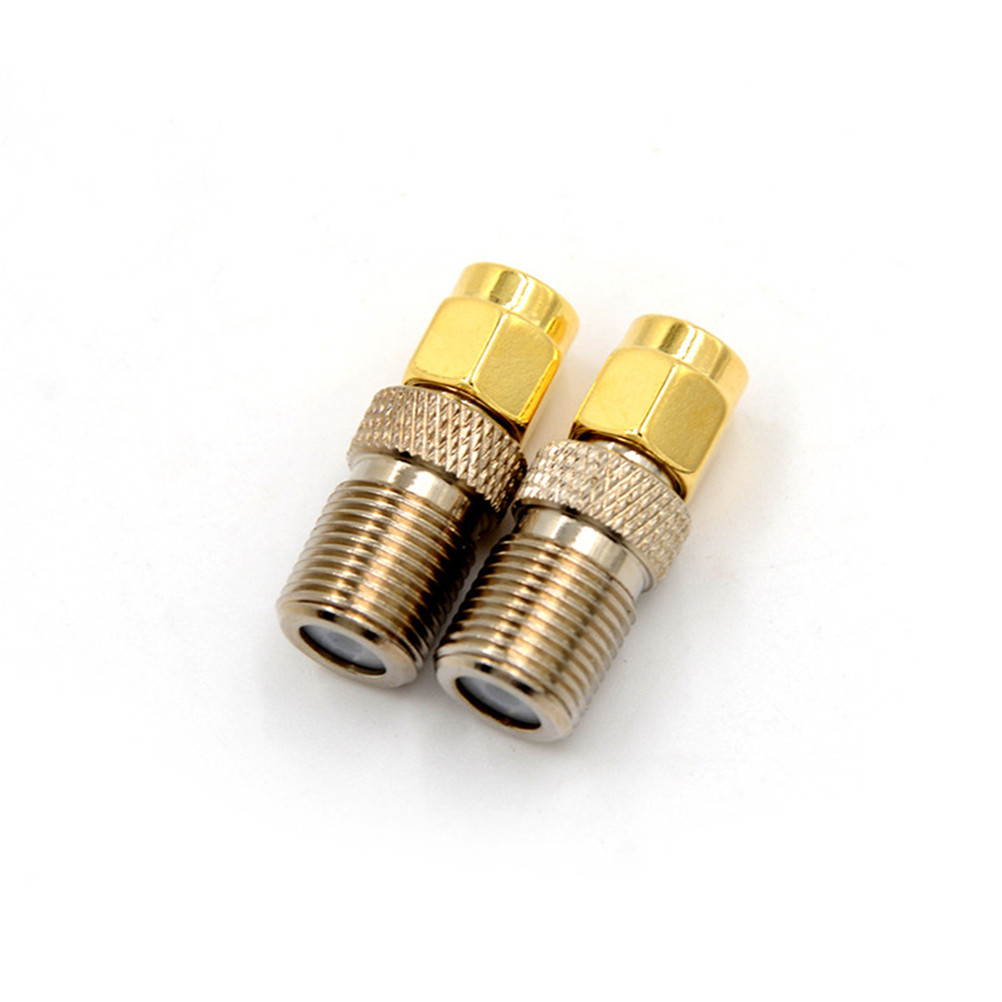 F Female Jack to SMA Male Plug Straight RF Coax Coaxial Connector Adapter