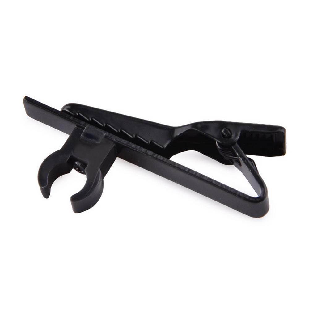 axGear Desktop Microphone 3.5mm Audio Jack w/ Tie-clip for PC Laptop Notebook Skype Voice Record Black