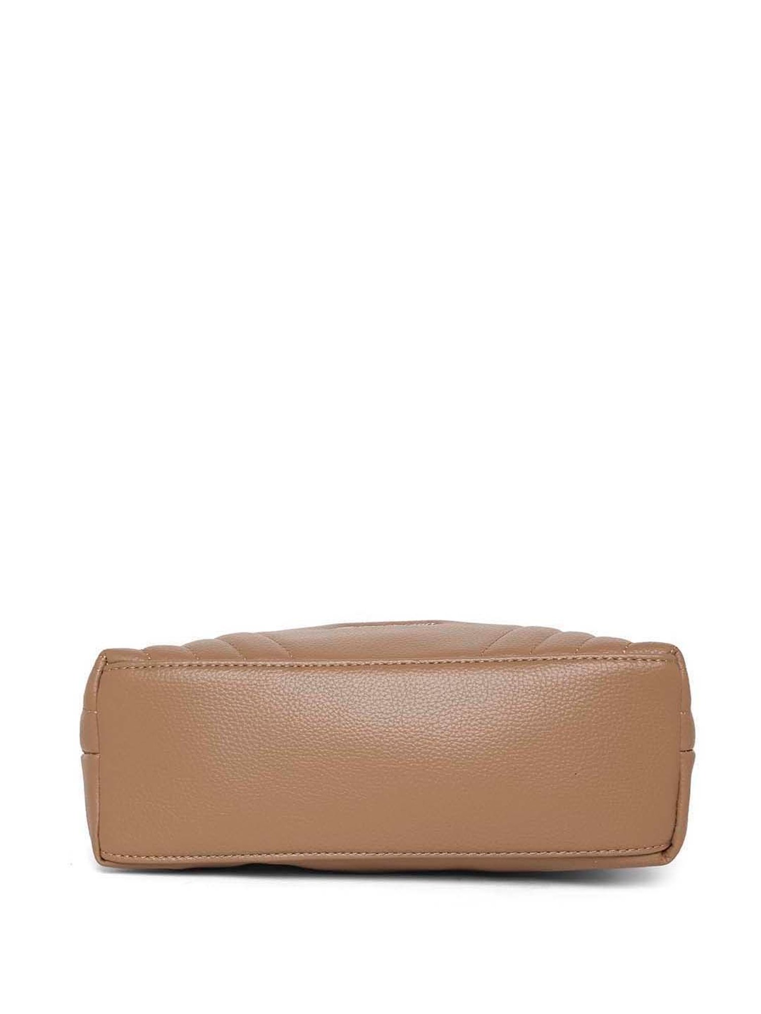 Marina Galanti Brown Quilted Medium Sling Handbag