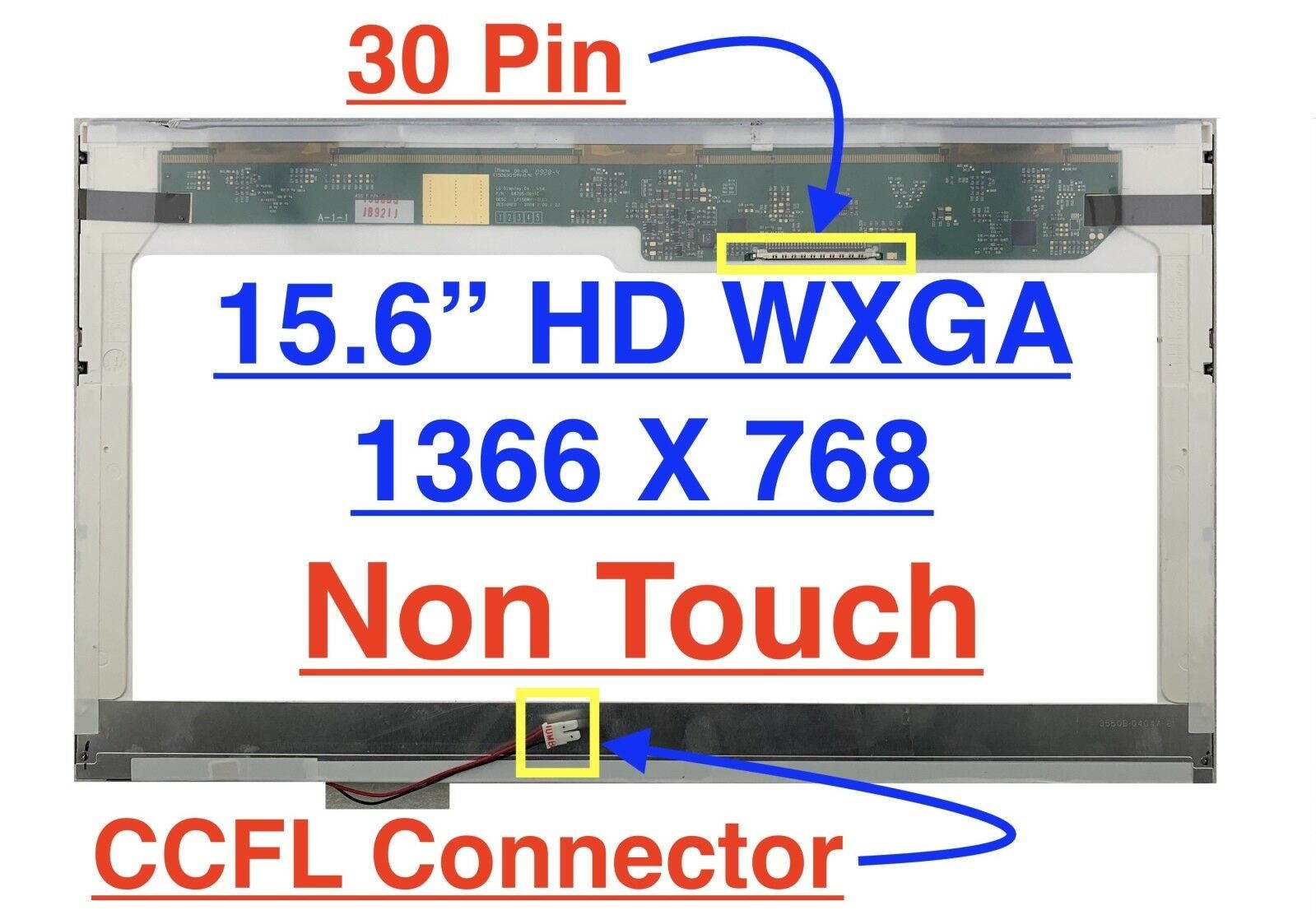 LCD screen for eMachines E625 E627 eME625 eME627 laptop display 15.6 HD A+ CCFL