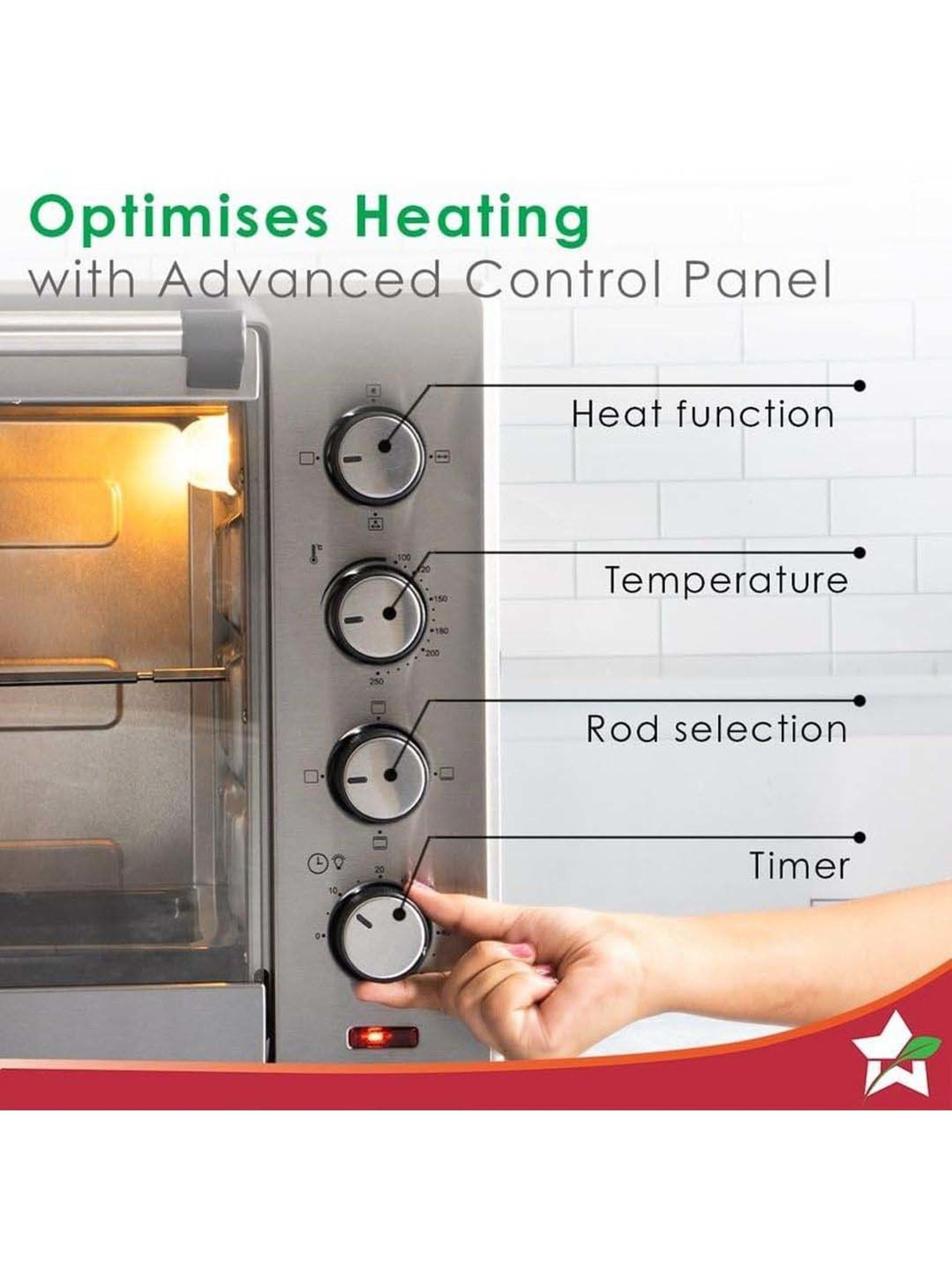 BLACK+DECKER 1280W 19L Oven Toaster Grill