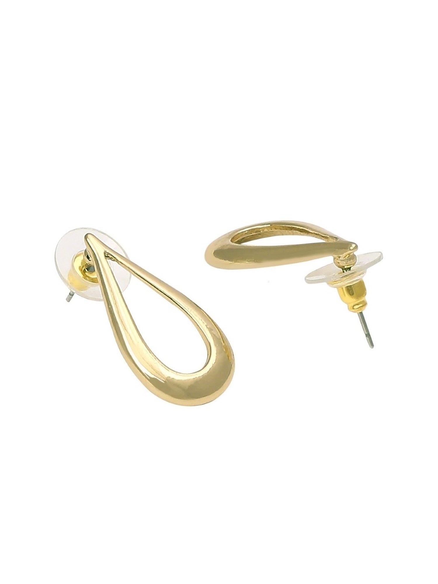 OOMPH Gold Bold Look Stud Earrings Pack of 2