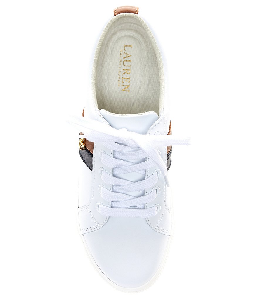 Lauren Ralph Lauren Janson II Leather Sneakers