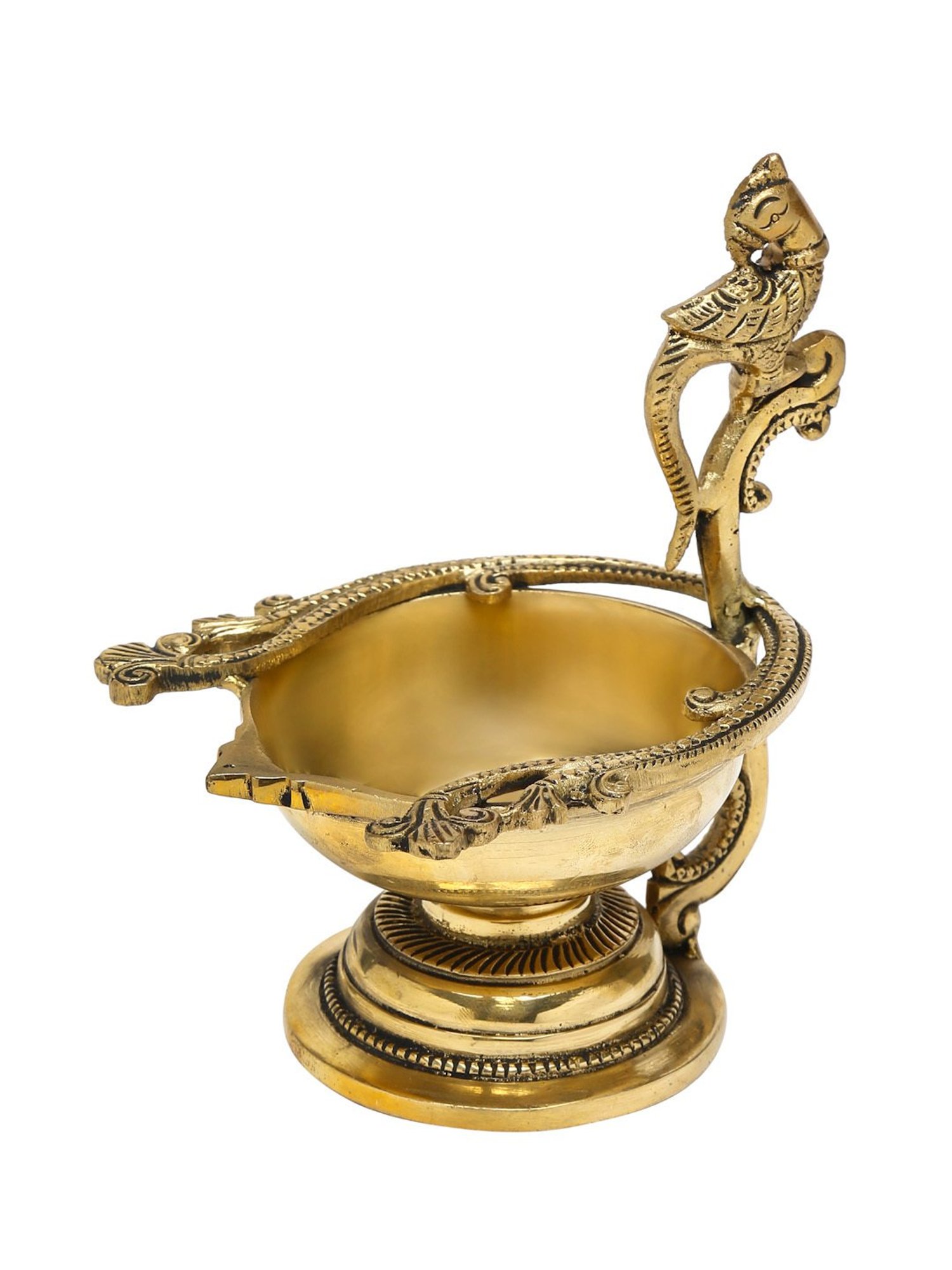 Fabindia Home Mehnoor Bronze Metal Hanging Oil Diya