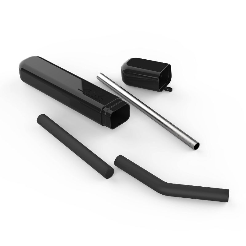 Zak! Designs Adjust-A-Straw with Case - Black