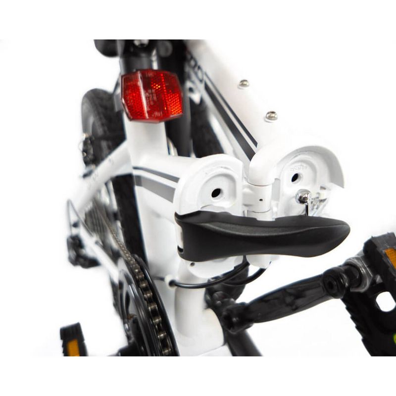 ZiZZO Campo 7-Speed Aluminum 20" Folding Bike - White