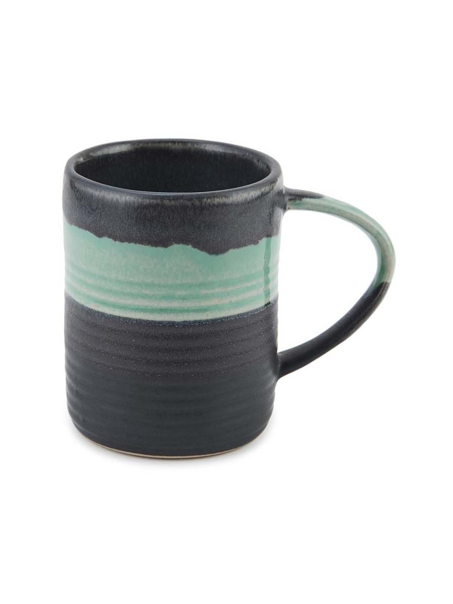 Fabindia Home Navy Ceramic Mug (380ml)