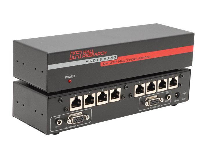 Hall Research - UVA-8 - Hall Research Video and Audio Over UTP Transmitter