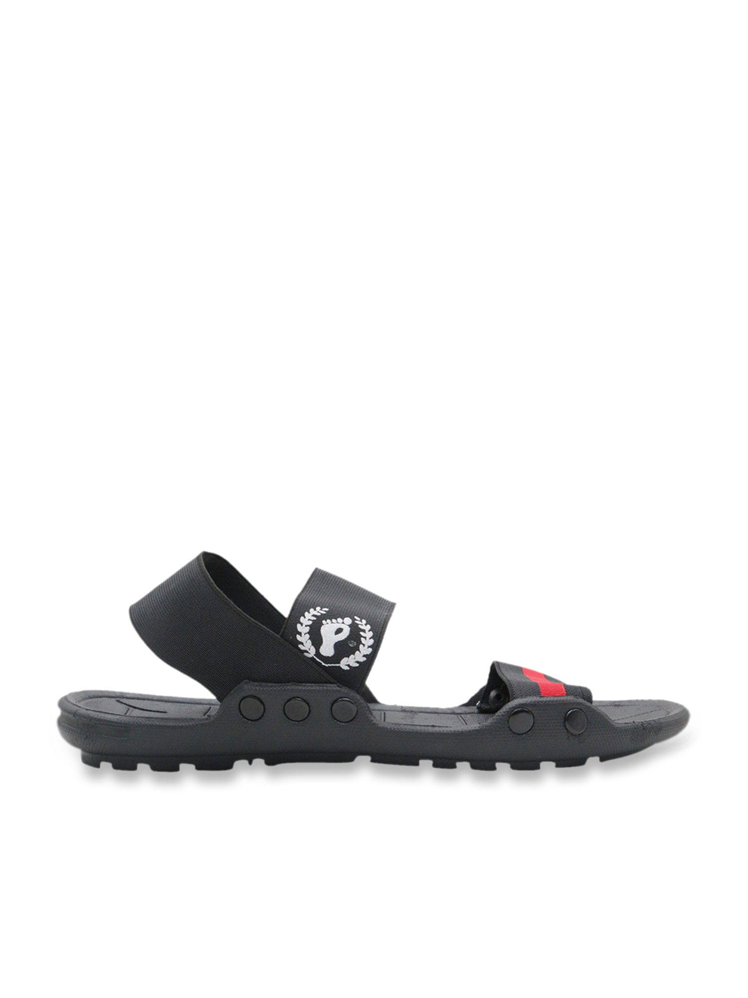 Prolific Men's Jet Black Sling Back Sandals
