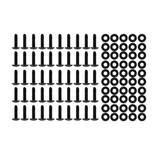 10-32 Rack Screws with Washers, 50 Count