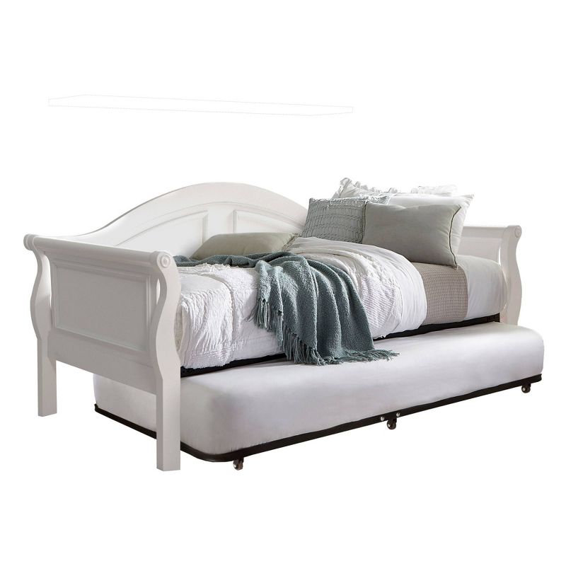 Twin Bedford Complete Wood Daybed with Trundle White - Hillsdale Furniture