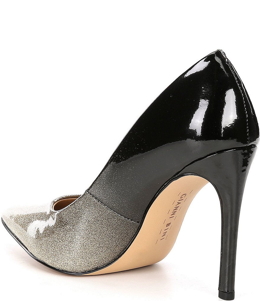 Gianni Bini IvyyaTwo Tone Ombre Patent Pointy-Toe Pumps