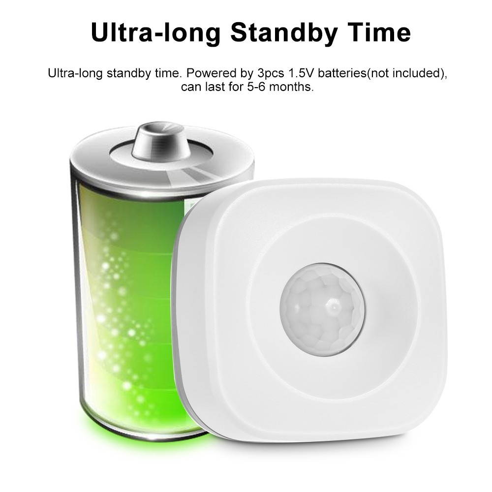 WIFI PIR Motion Sensor Wireless Passive Infrared Detector Security Burglar Alarm Sensor Tuya APP Control