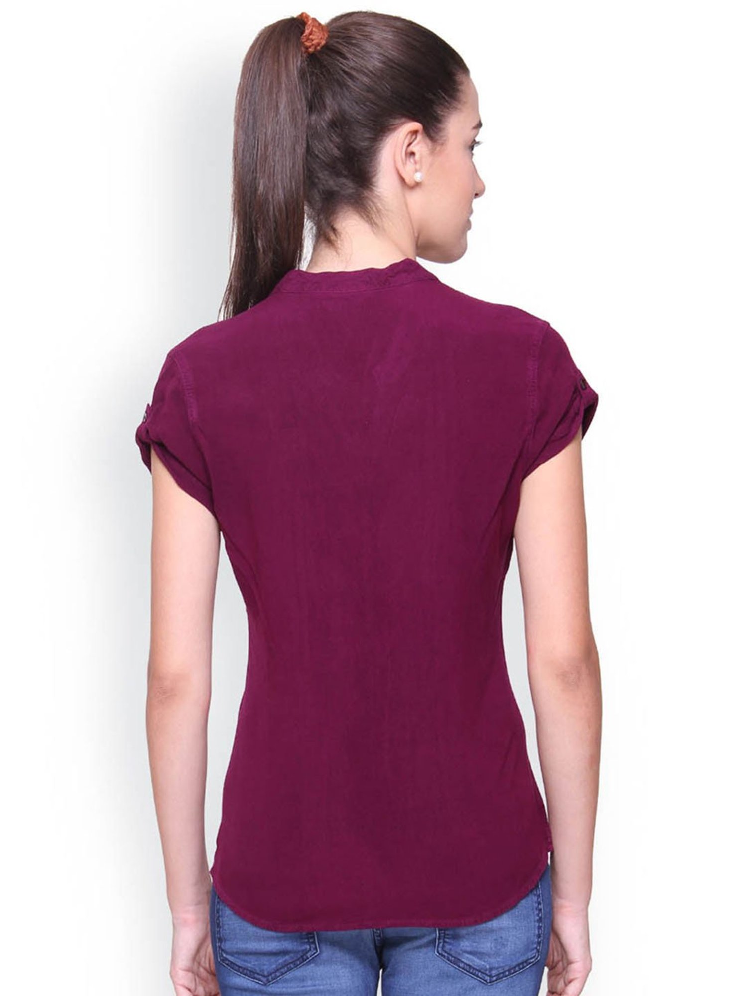 Identiti Purple Regular Fit Shirt