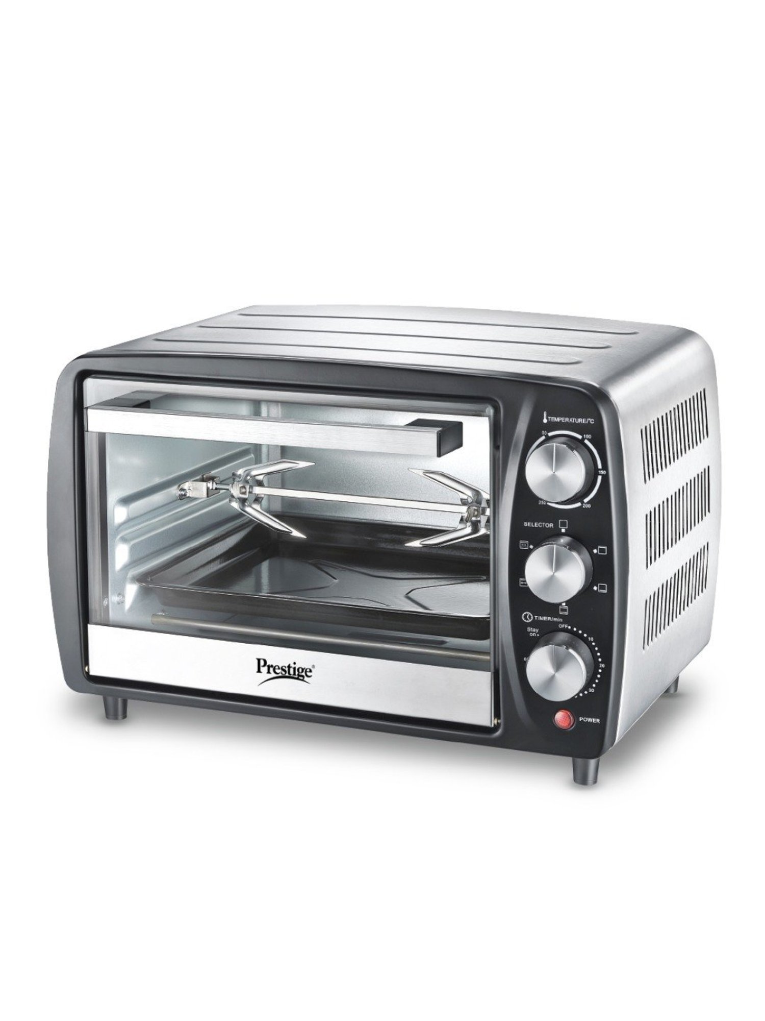 Prestige POTG Multicolor Stainless steel Oven Toaster Griller with Rotisserie Function