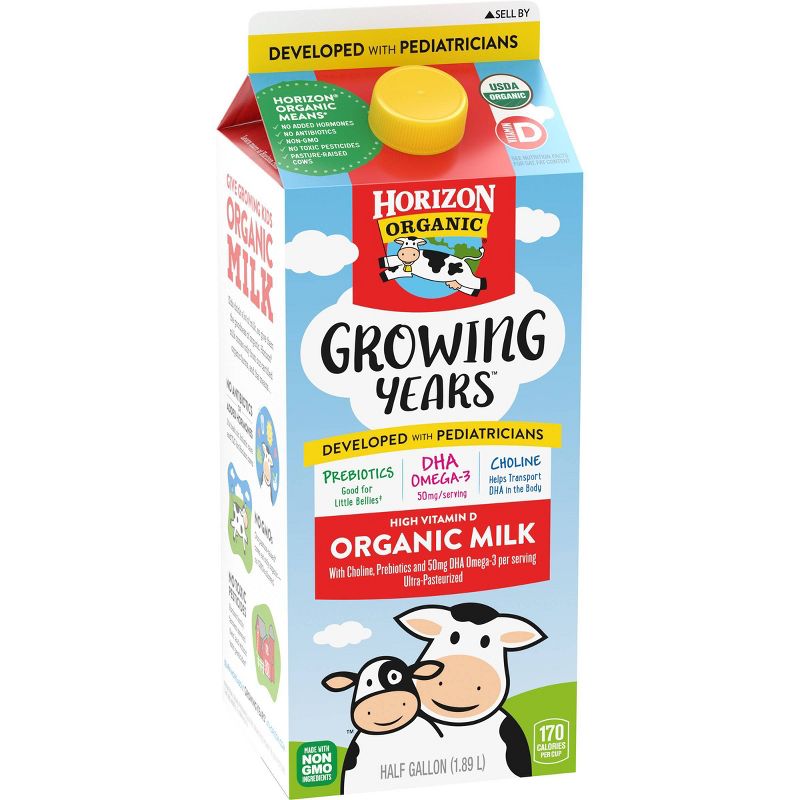 Horizon Organic Growing Years Whole Milk - 0.5gal
