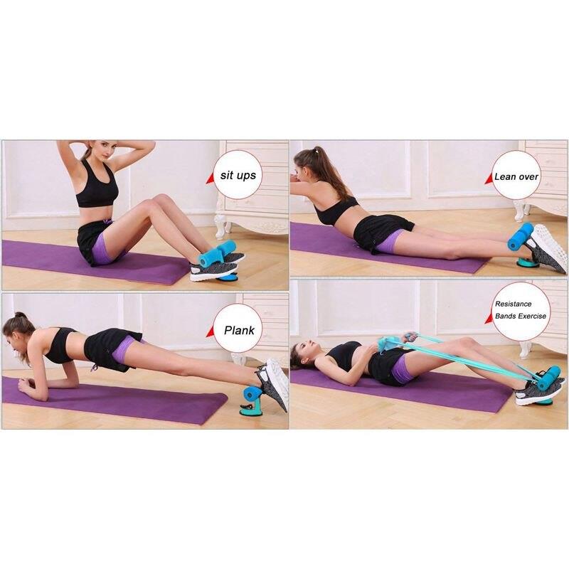 Portable Self-Suction Situp Bar Adjustable Sit Up Equipment Helper fitness equipment,Great For Push Ups,Sit Ups, Muscle Traini