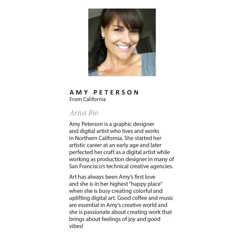 23" x 33" Sylvie Tropical Palm Under Blue Sky Framed Canvas by Amy Peterson Natural - Kate and Laurel