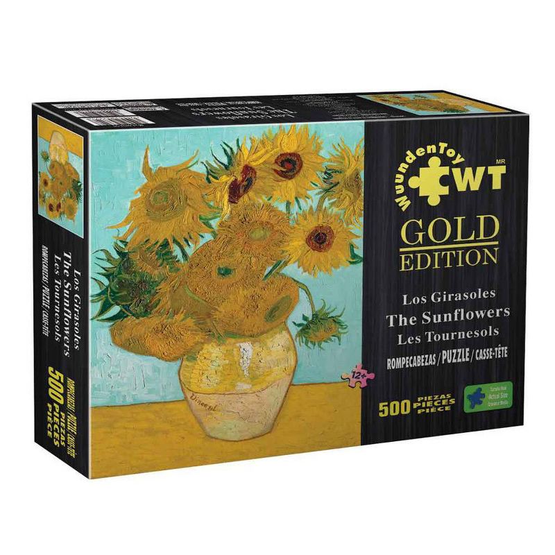 Wuundentoy Gold Edition: The Sunflowers Jigsaw Puzzle - 500pc